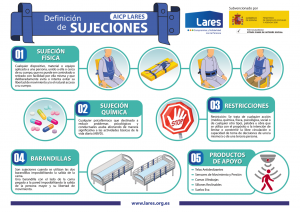 ¿Qué son las sujeciones?